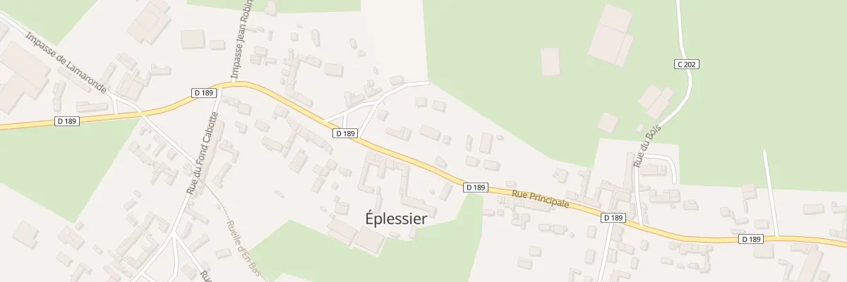 Plan du 38 Rue Principale à Éplessier