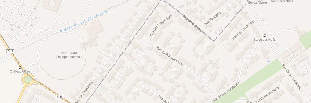 Plan du 25 Rue du Pre aux Cerfs au Mesnil-Saint-Denis