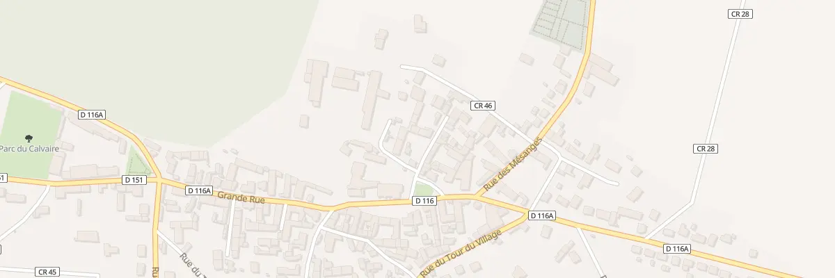 Plan du 3 Rue des Francs Bourgeois à Oysonville