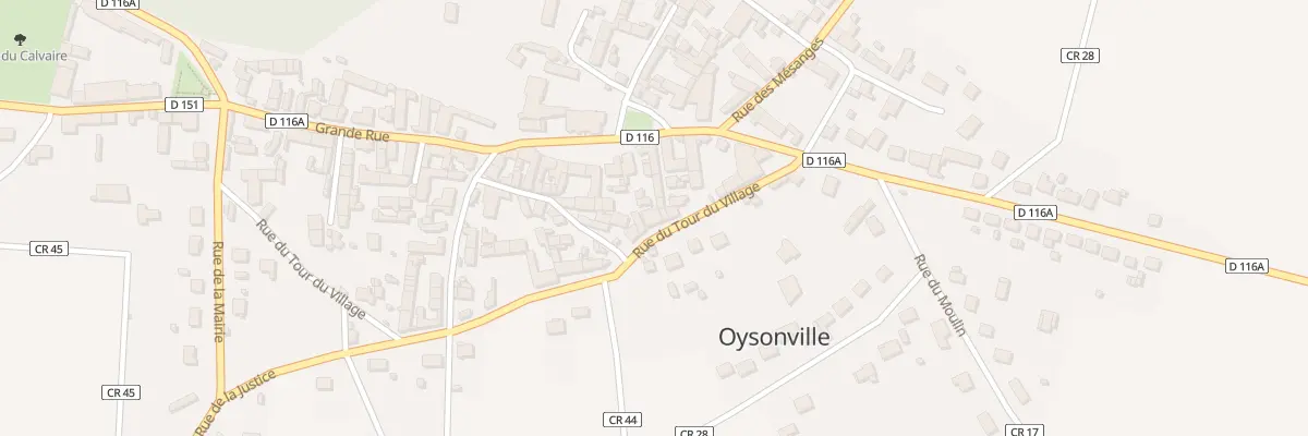 Plan du 3B Rue du Tour du Village à Oysonville