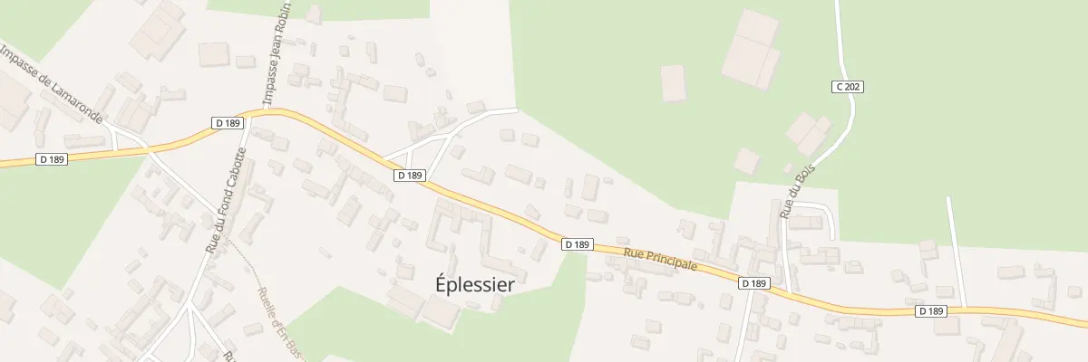 Plan du 36 Rue Principale à Éplessier