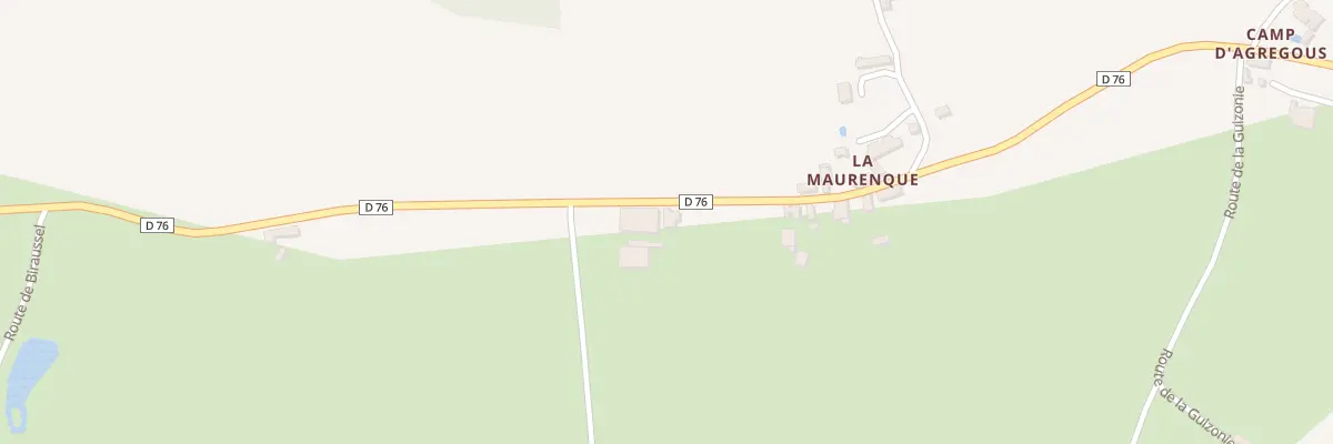 Plan du 885 Rte de la Maurenque à Sainte-Croix