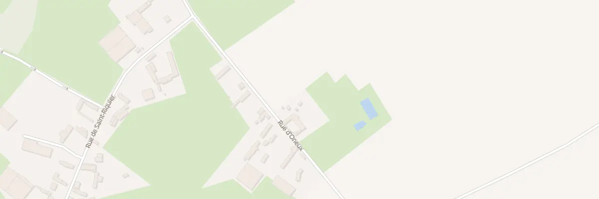 Plan du 9001 Rue d’Oneux à Gapennes