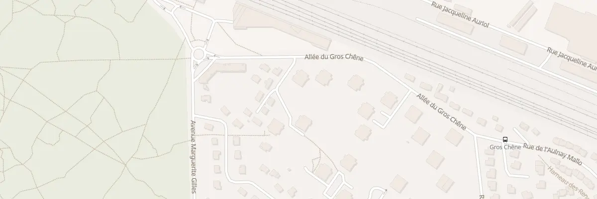 Plan du 17B All du Gros Chene à Verneuil-sur-Seine