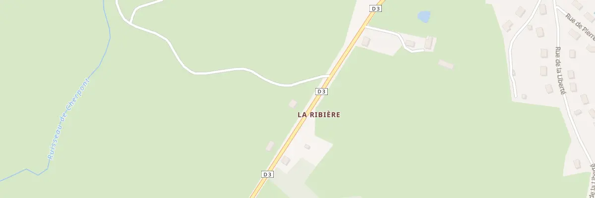 Plan du 2 La Ribiere à Saint-Laurent