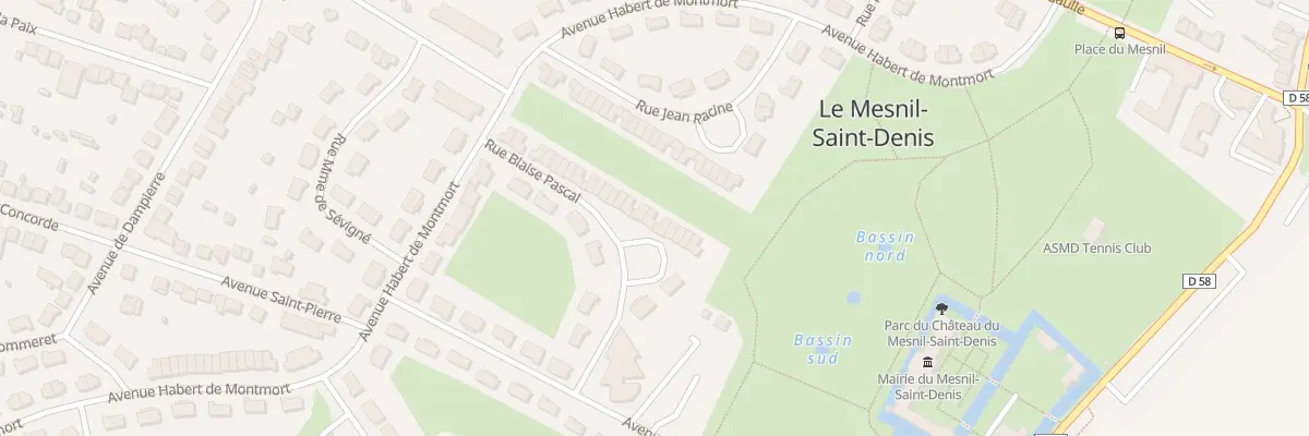 Plan du 18 Rue Blaise Pascal au Mesnil-Saint-Denis