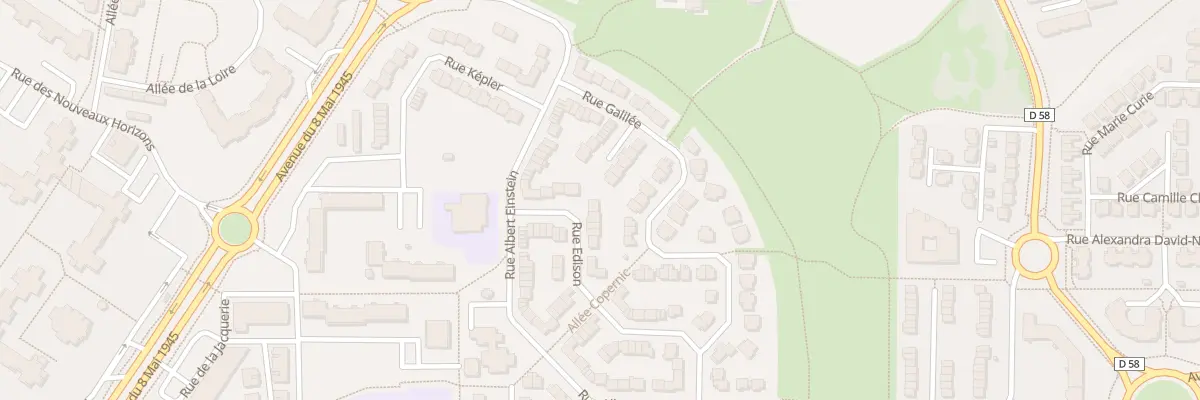 Plan du 7 Rue Edison à Élancourt