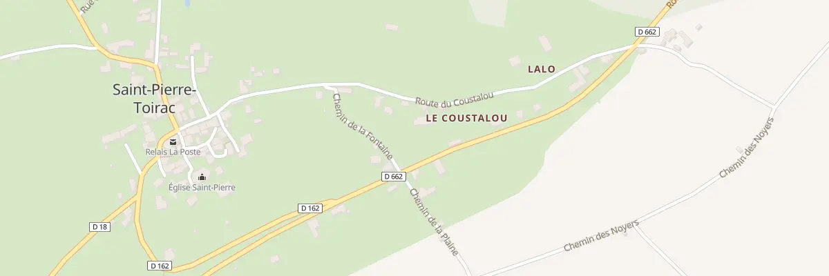 Plan du 5037 Le Coustalou à Saint-Pierre-Toirac