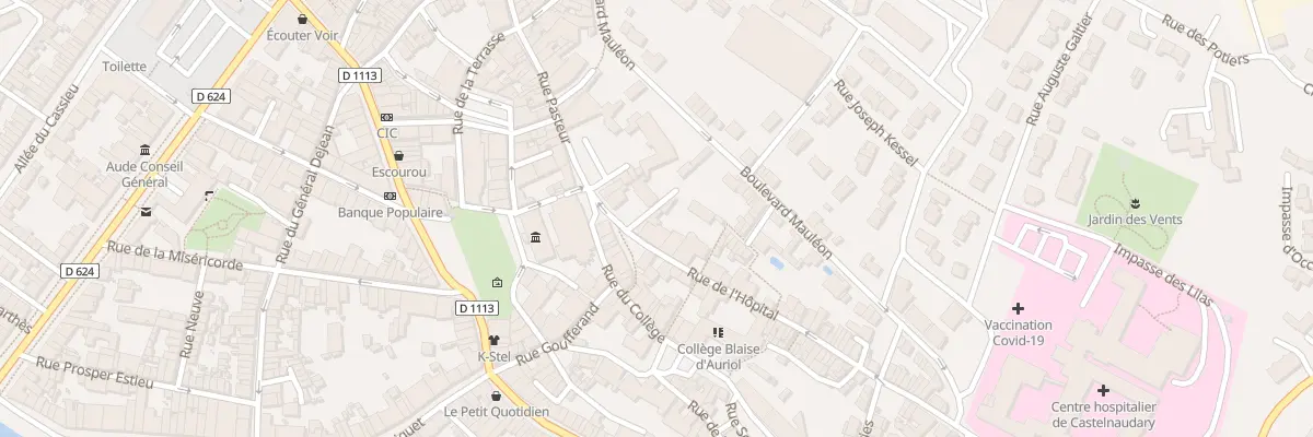 Plan du 2 Rue Brisée à Castelnaudary
