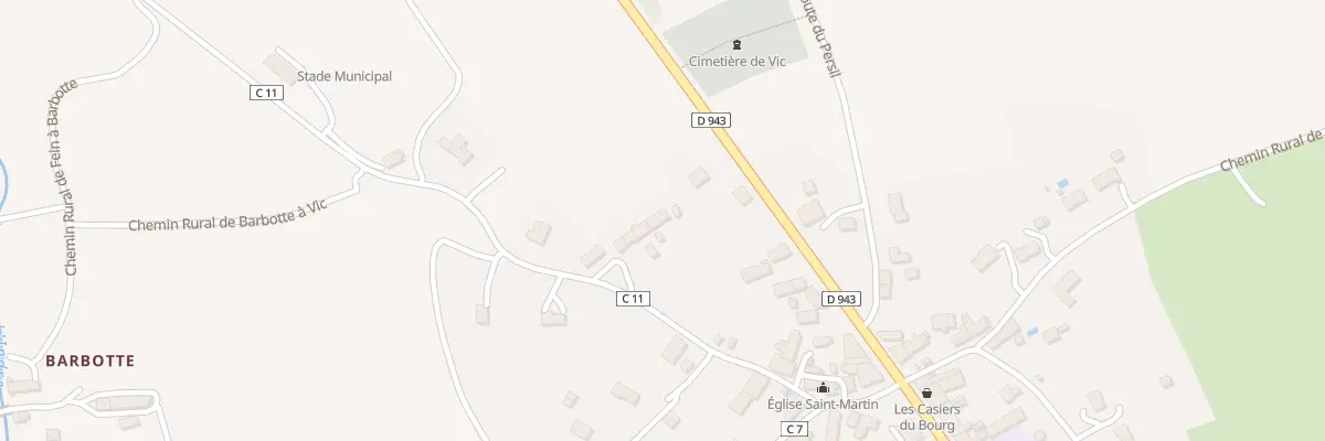 Plan du 2 Imp du Champ des Noyers à Nohant-Vic