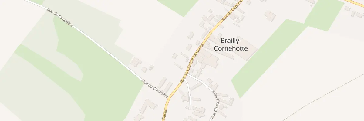 Plan du 22 Rue du Général de Gaulle à Brailly-Cornehotte