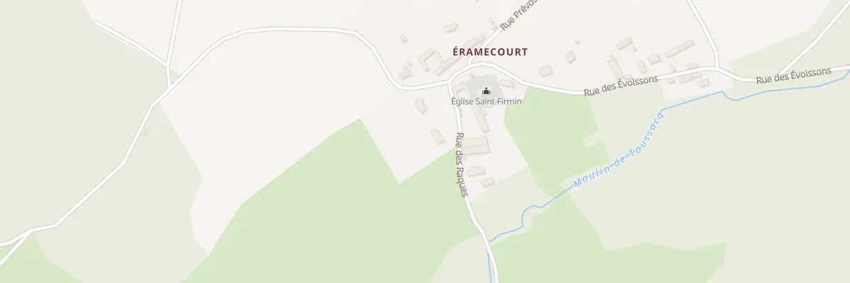 Plan du 5275F Rue des Raques à Équennes-Éramecourt