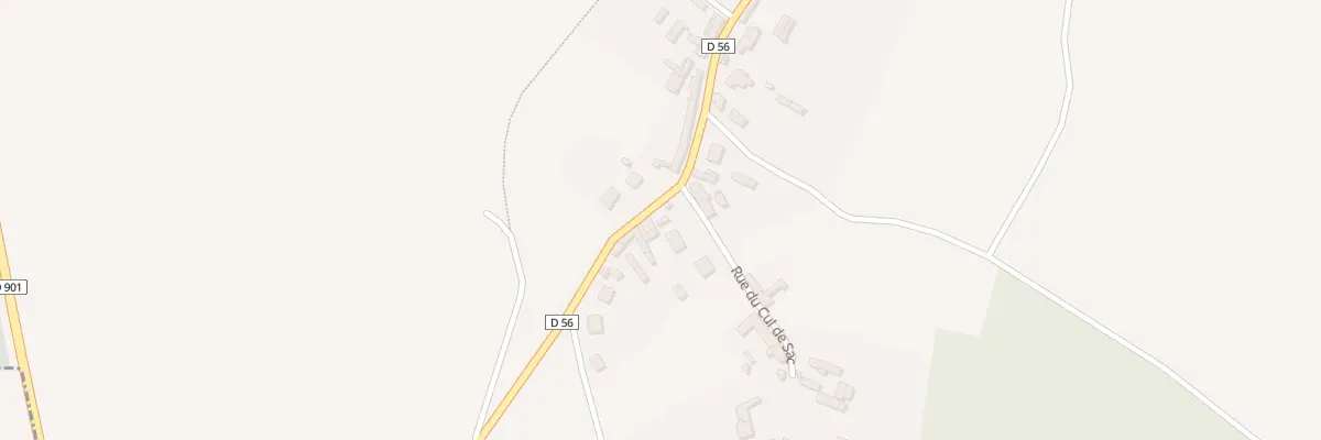 Plan du 2 Rue du Cul de Sac à Gaudechart