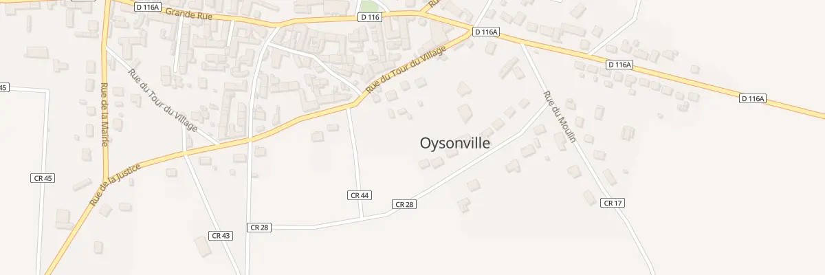 Plan du 18 Rue du Sentier des Vignes à Oysonville