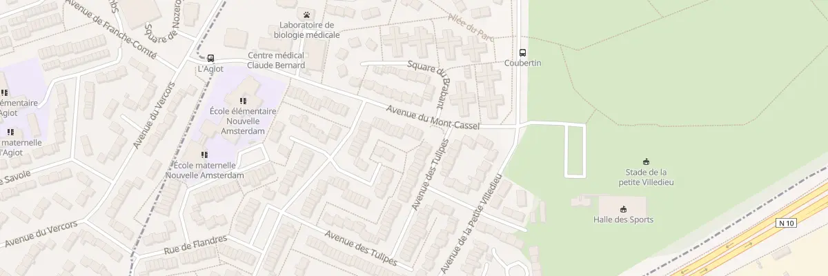 Plan du 54 Av du Mont Cassel à Élancourt