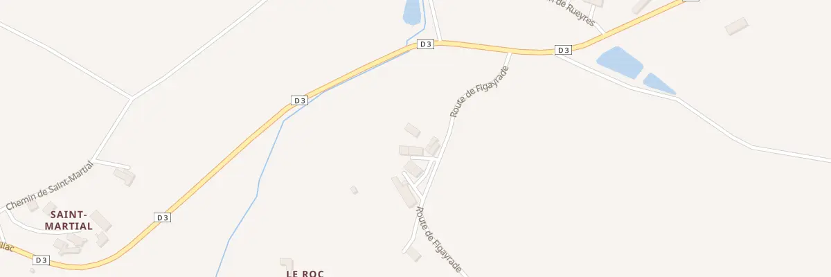 Plan du 100 Rte de Figayrade à Senouillac