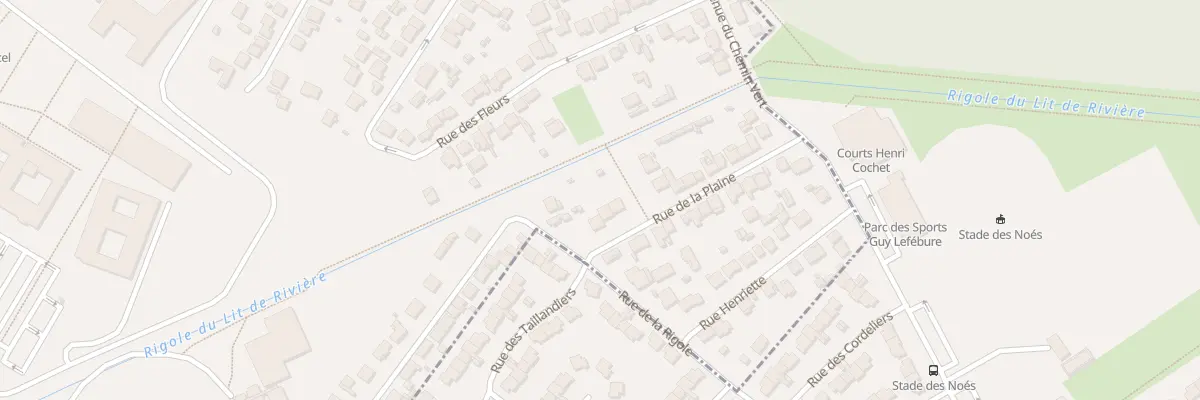Plan du 24 Rue de la Plaine à La Verrière