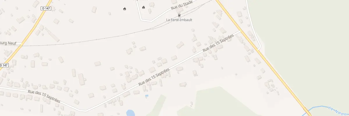Plan du 49 Rue des Quinze Septrees à La Ferté-Imbault