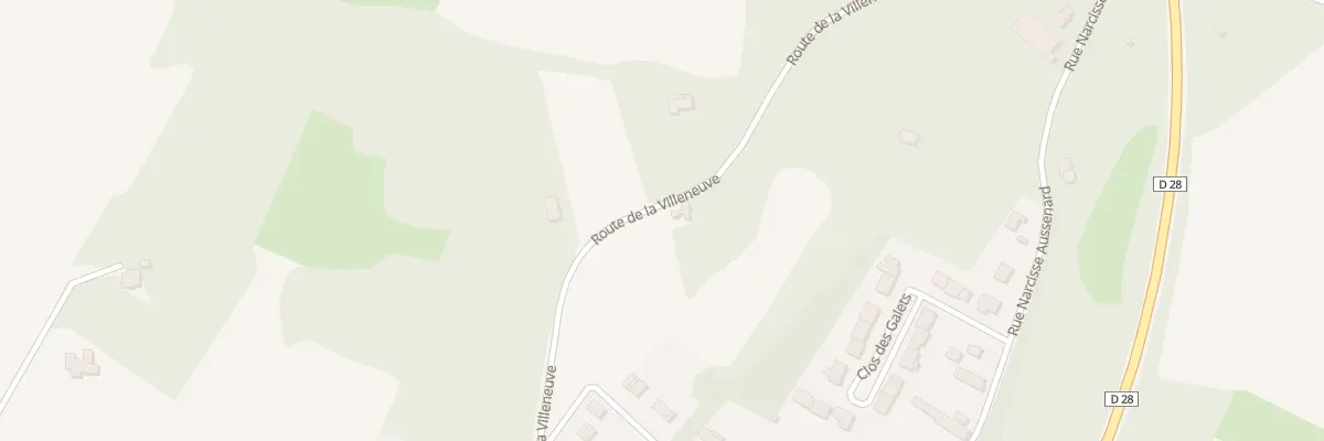 Plan du 9001 Rue de la Villeneuve St Martin à Sagy
