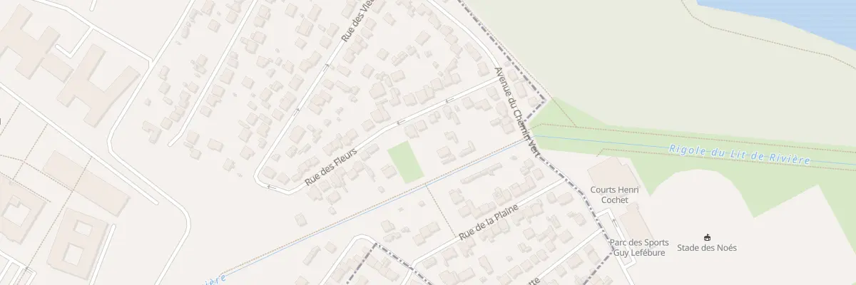 Plan du 9 Rue des Fleurs à La Verrière