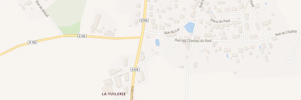 Plan du 57 Rte de la Châtre à Ambrault