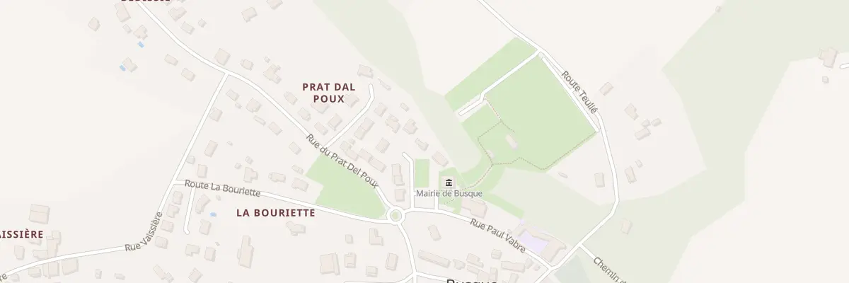 Plan du 6 Pas des Ecureuils à Busque