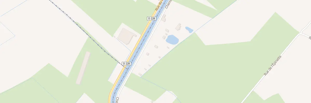 Plan du 1789 Che du Halage à Ardres