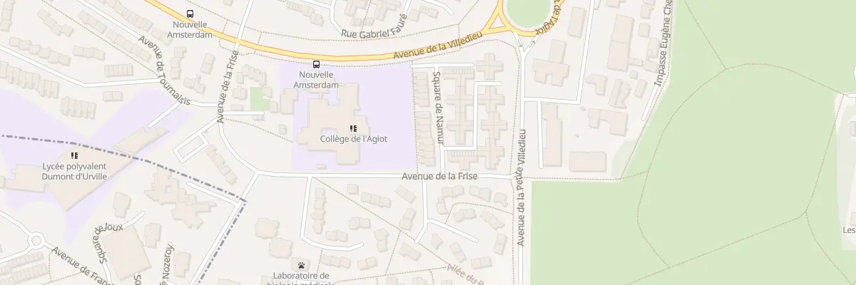 Plan du 7 Sq de Namur à Élancourt