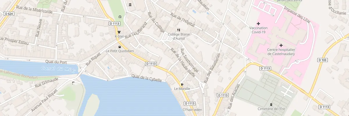 Plan du 41 Rue de la Baffe à Castelnaudary