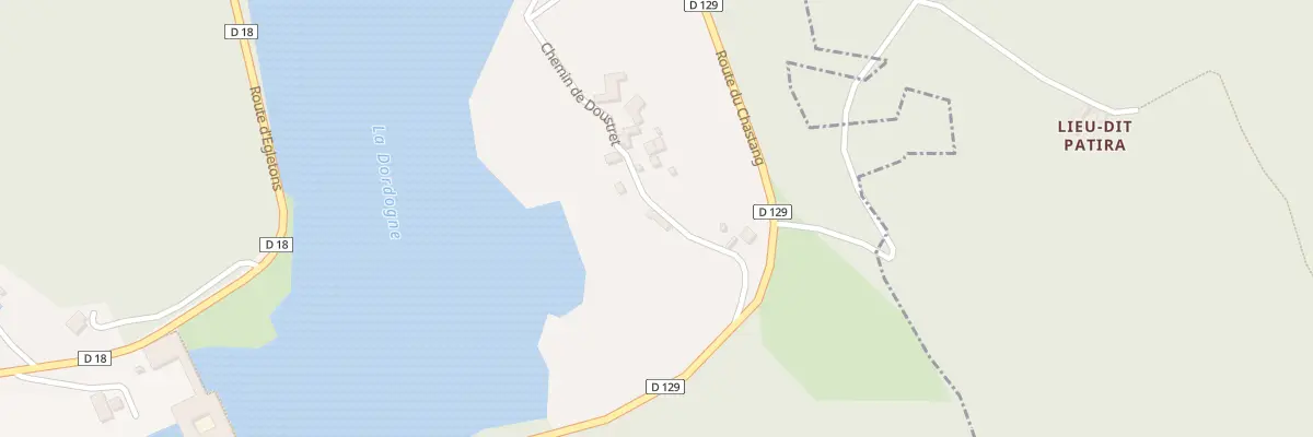 Plan du 337 Doustret à Hautefage