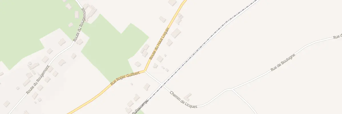 Plan du 699B Rte du Haut Loquin à Rebergues