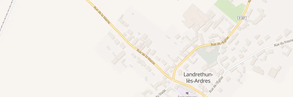 Plan du 217 Rue de la Mairie à Landrethun-lès-Ardres