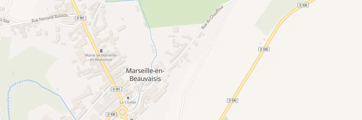 Plan du 19B Rue du Chauffour à Marseille-en-Beauvaisis