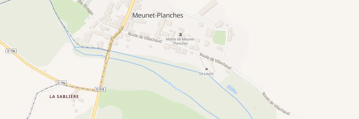 Plan du 5009 Le Bourg à Meunet-Planches
