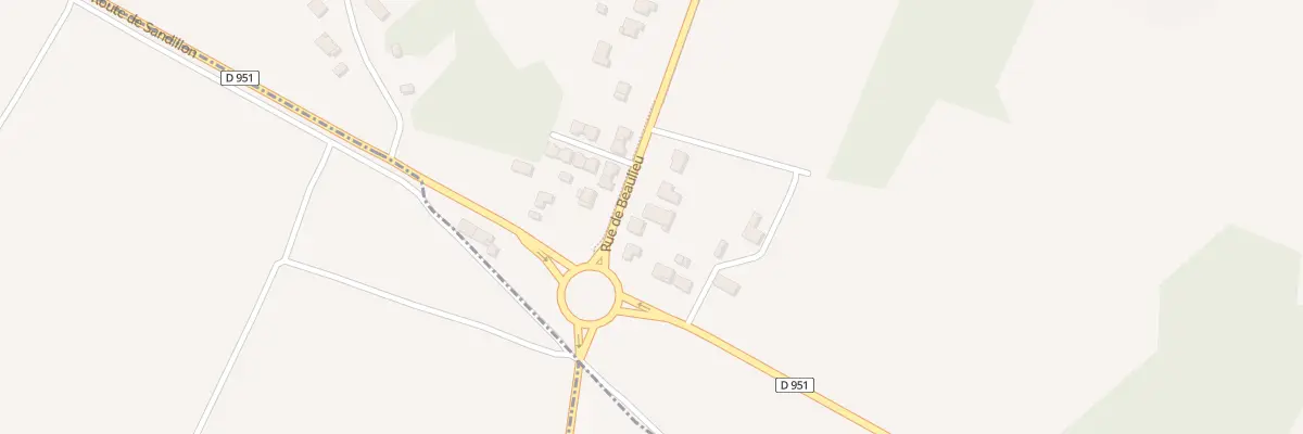Plan du 1009 Rue de Beaulieu à Saint-Denis-en-Val
