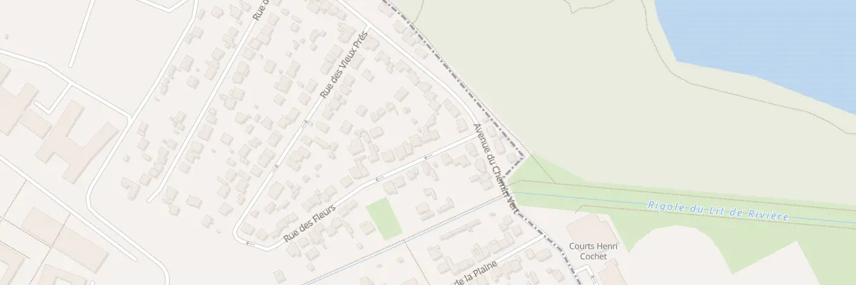 Plan du 6 Rue des Fleurs à La Verrière