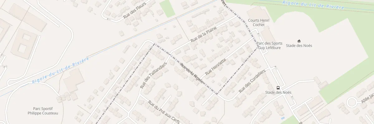 Plan du 9 Rue de la Rigole à La Verrière