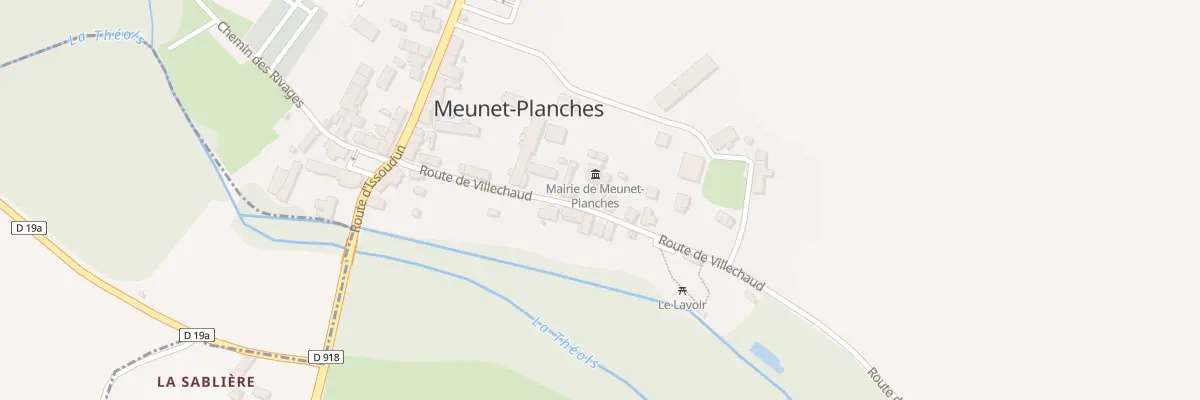 Plan du 5002 Le Bourg à Meunet-Planches