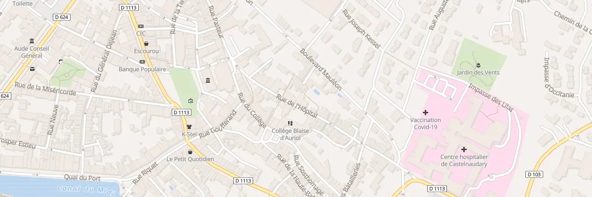 Plan du 60 Rue de l’Hôpital à Castelnaudary