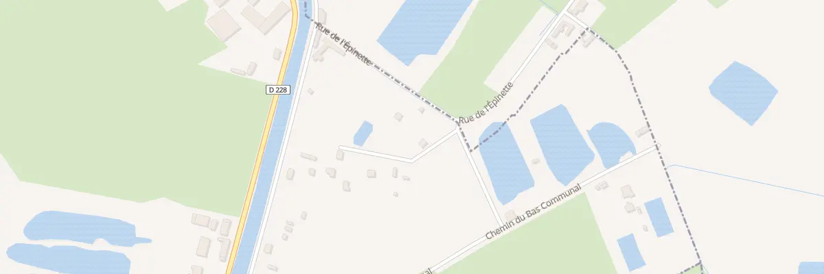 Plan du 160 Rue de l’Epinette à Balinghem