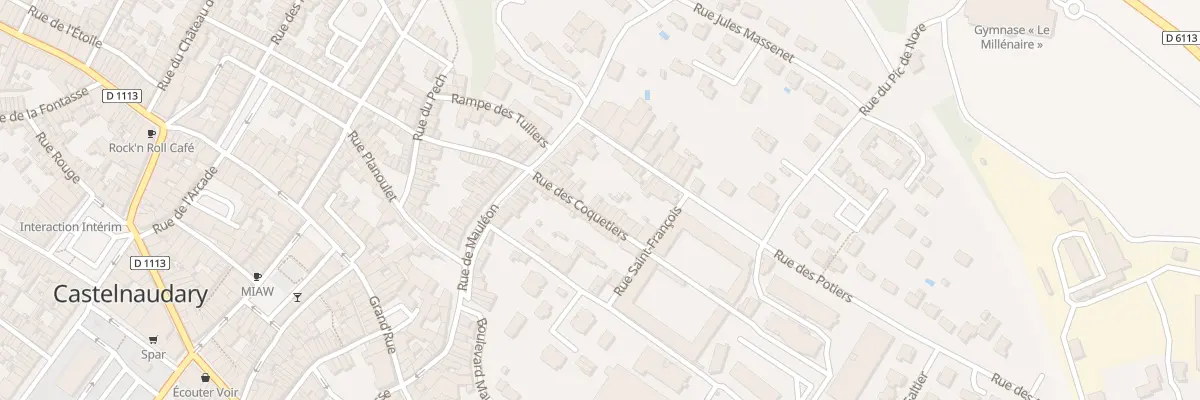 Plan du 22 Rue des Coquetiers à Castelnaudary