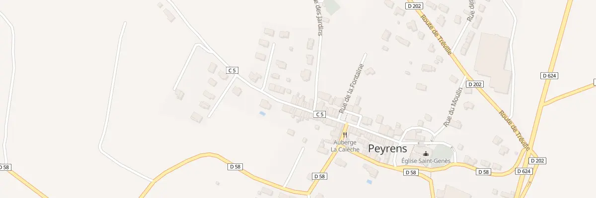 Plan du 30 Gr Grand Rue à Peyrens