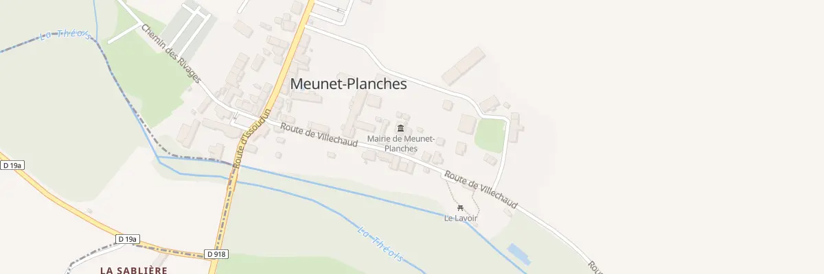 Plan du 5251 Le Bourg à Meunet-Planches