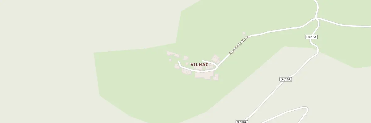 Plan du 196 Vilhac(Village) à Lesparrou