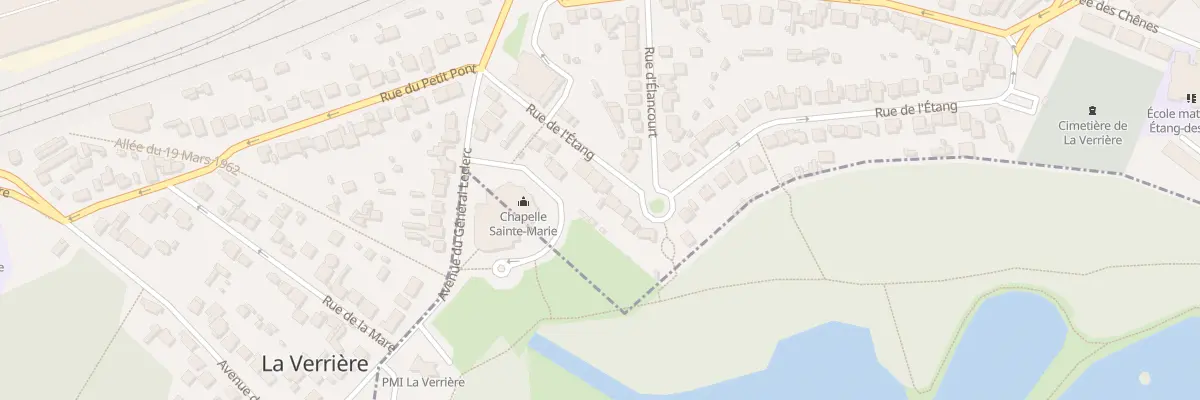 Plan du 14 Rue de l’Etang à La Verrière
