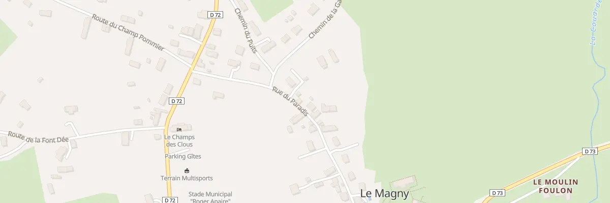 Plan du 19 Rue du Paradis au Magny
