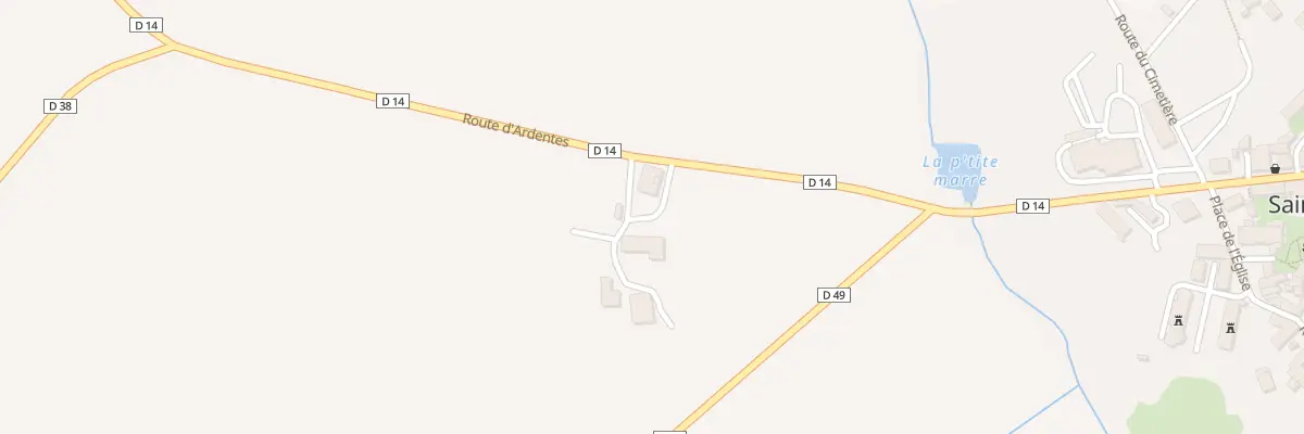 Plan du 7 Rte d’Ardentes à Saint-Août