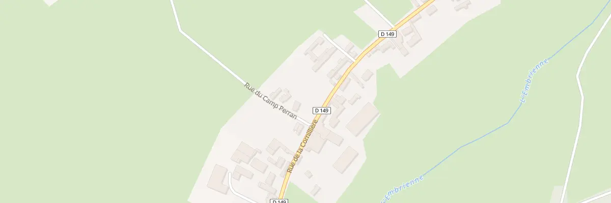 Plan du 2 Rue du Camp Perran à Embry
