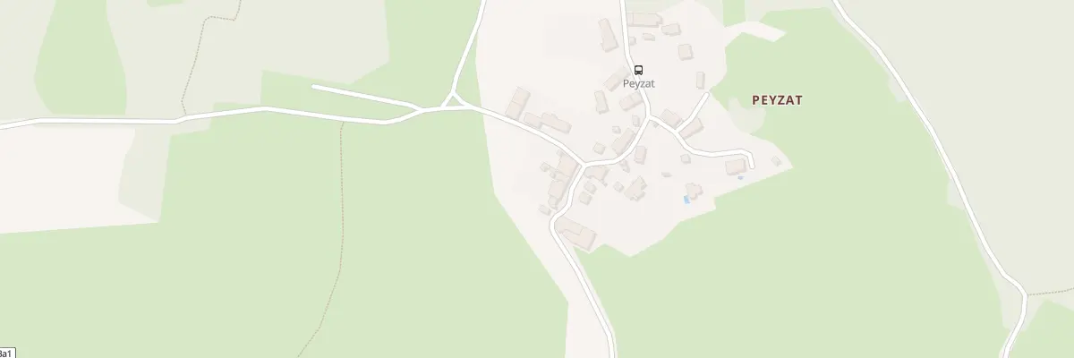 Plan du 1 Peyzat à Glénic
