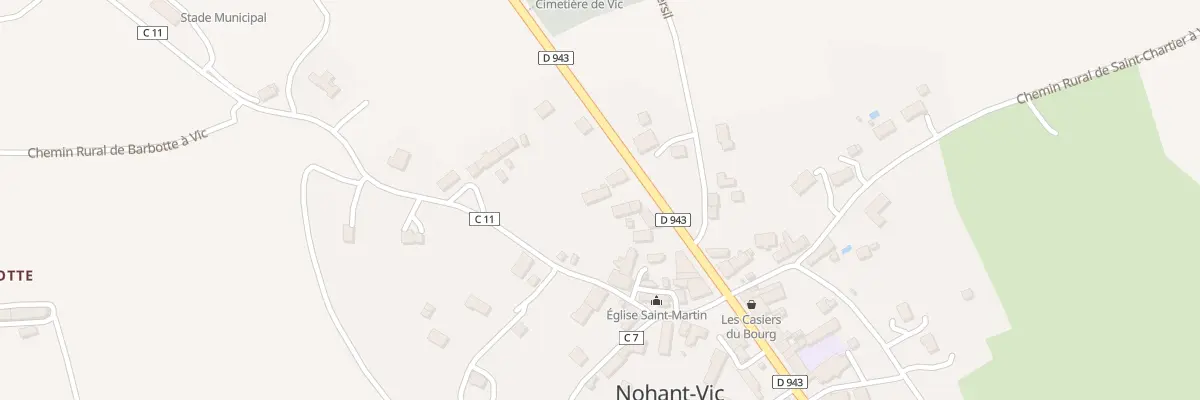Plan du 8 Rte de la Vallée Noire à Nohant-Vic